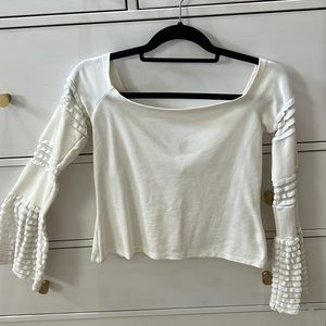 White Alexis Top